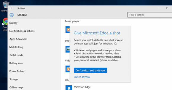 Give Microsoft Edge a shot