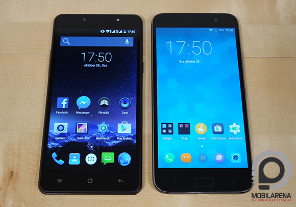 A Siswoo C55 a ZUK Z1 társaságában