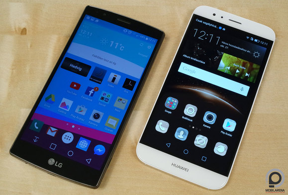 LG G4 vs. Huawei G8