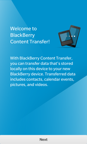 A BlackBerry Content Transfer BB10-es eszközről titkosítva menti át az adatokat a Privre