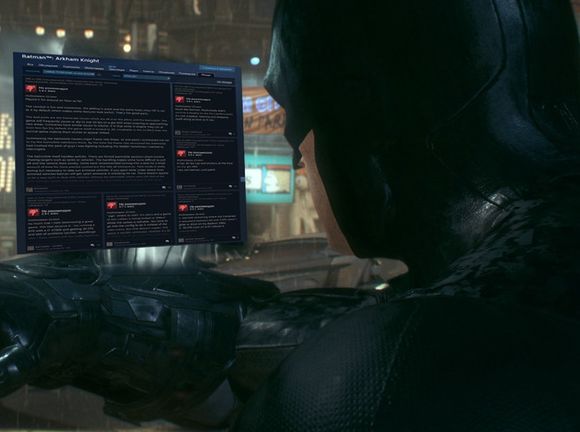 Batman is olvasta a negatív kritikákat