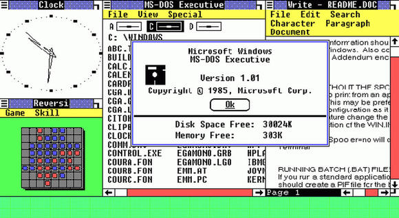 Microsoft Windows 1.01
