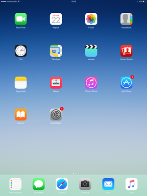 Az iOS 9-ben megújult az alkalmazásváltó felülete.