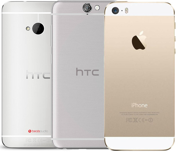 A One A9 lehet, hogy hasonlít a legújabb iPhone-ra, de a 2013-as One-ra is, és akkor máshogy nézett ki az Apple telefonja