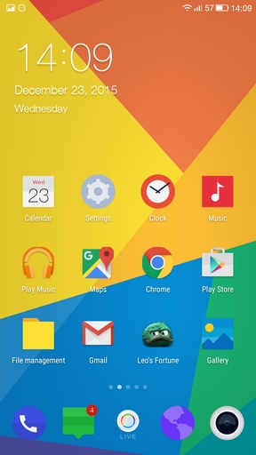A LeTV tartalomszolgáltatásai mélyen integrálva lettek az eUI felületbe