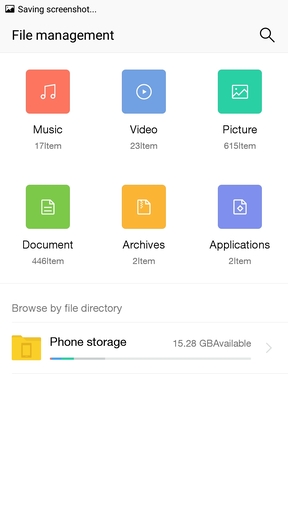 A gyári böngésző helyett mi a jobban optimalizált Chrome-ot használtuk