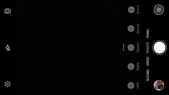 Mindent nem tud, de azért számos opciót felkínál a LeTV 1s kameraszoftvere