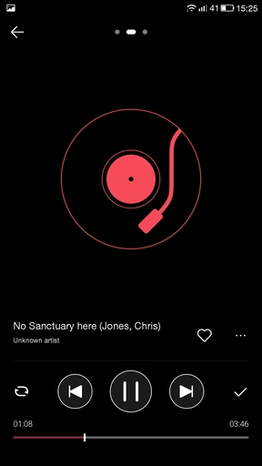 Elsősorban a LeTV-s, másodsorban a helyi fájlokra koncentrál a Music alkalmazás