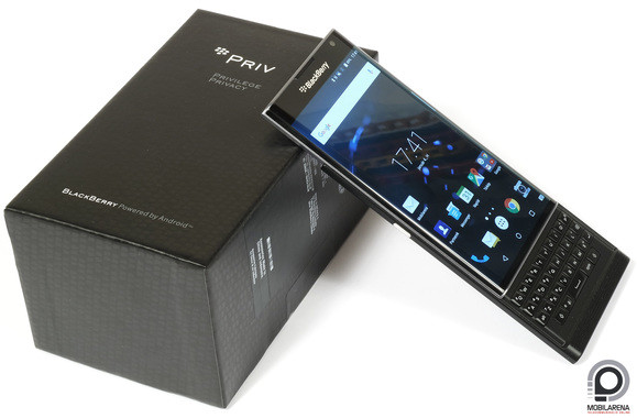 A BlackBerry Priv doboza