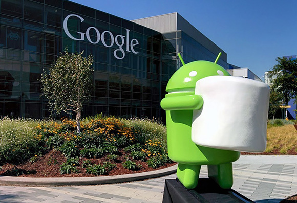 A Googleplex az eddigi összes Android főverzió édességes szobrának helyet adott