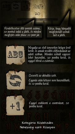 Akasztófa bemutató (Android)