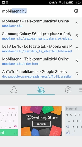 A SwiftKey egyik erénye a témázás, hölgy felhasználóknak szóló színösszeállítás is elérhető