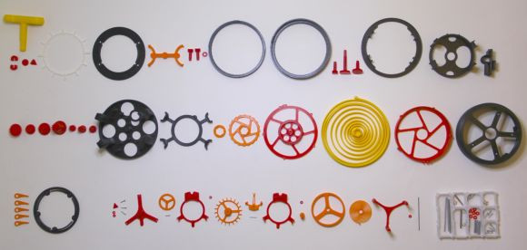 3D nyomtatóval létrehozott óra: Az alkatrészek