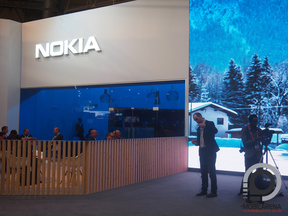 A Nokia standja a Mobile World Congressen - nincs telefon, csak hálózat. Most még.