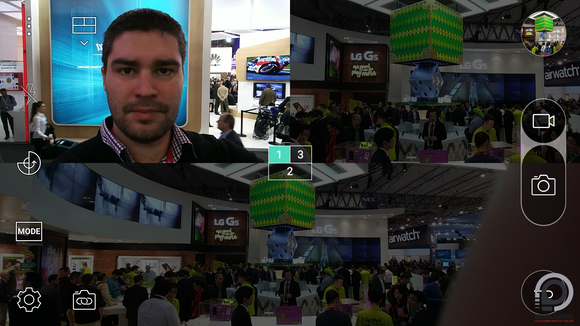 Tripla kamerás fotó is lőhető a G5-tel