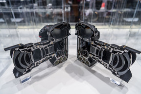 Nikon D5 félbevágva