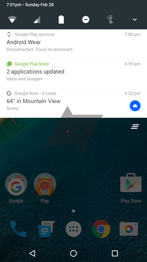 A képeket az Android Police állította össze korai Android N forrásokra támaszkodva