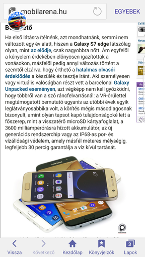 Lebegő ikon méretre csukhatók a játékok. A képernyőfelvételnek számos opciója van