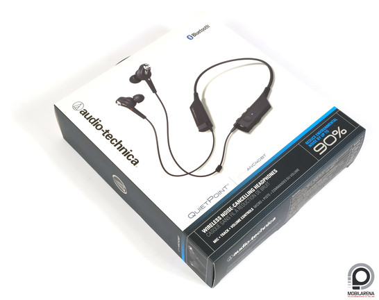 Az ATH-ANC40BT a felhozatal egyetlen vezeték nélküli, aktív zajszűrős darabja.