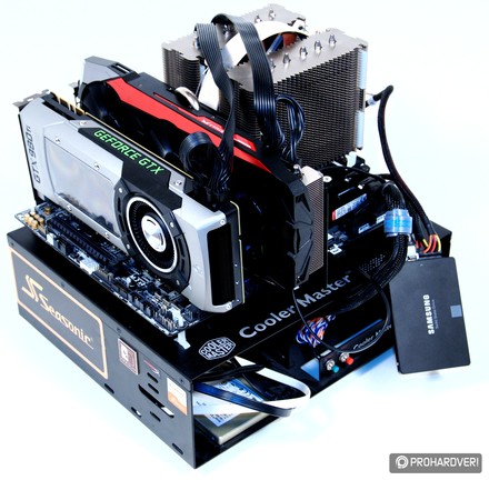 Tesztkonfigurációnkban békésen megfért nV és AMD VGA együtt...