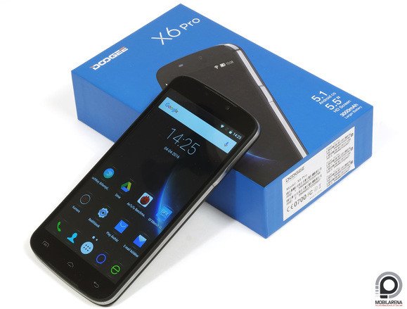 Az X6 Pro doboza is méretesebb lett