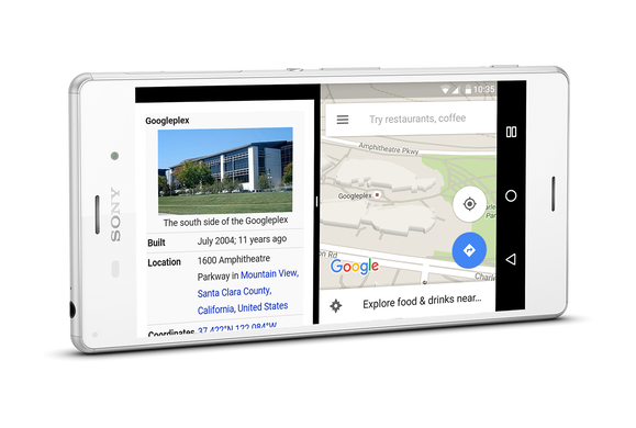 Ilyen az osztott képernyős mód az Xperia Z3-on