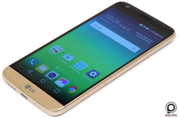Az LG G5 Android 6.0.1-en alapuló rendszerrel indult útjára