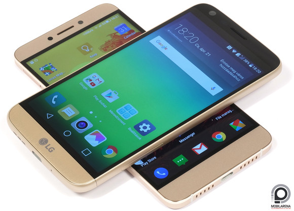 Az LG G5 a LeTV Le 1s felett