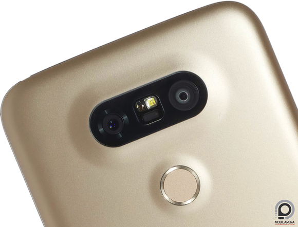 Az LG G5 dupla hátlapi kamerarendszere 