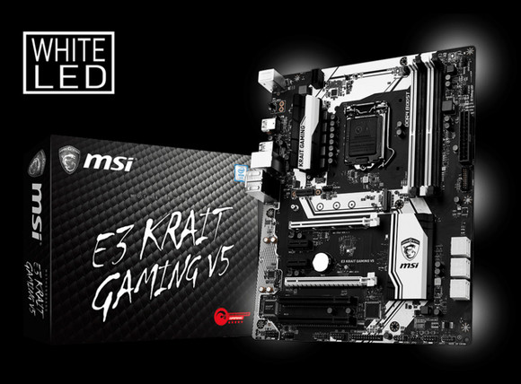 Tetszetős fekete-fehér kígyós dizájnnal akar hódítani az MSi E3 Krait Gaming V5.