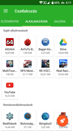 A legfontosabb programokon kívül van dokumentumolvasó és fájlmegosztó is.