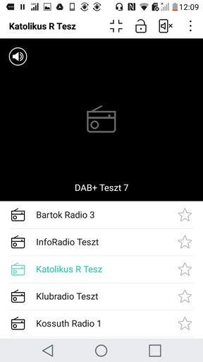 A zenelejátszó és a DAB+