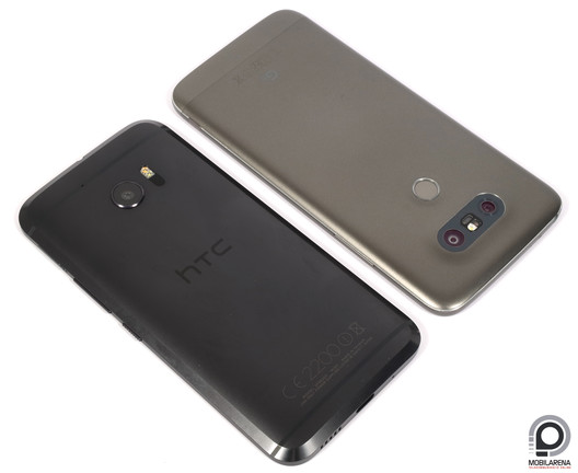 Szinte pontosan ugyanakkora a HTC 10, mint az LG G5.