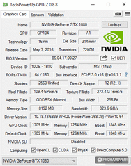 Referencia GeForce GTX 1080 / ASUS ROG Strix GeForce GTX 1080 / MSI GeForce GTX 1080 Gaming X 8G