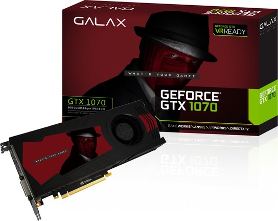 Galax GeForce GTX 1070 Virtual Edition