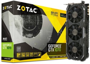 Zotac GeForce GTX 1070 AMP! és AMP! Extreme