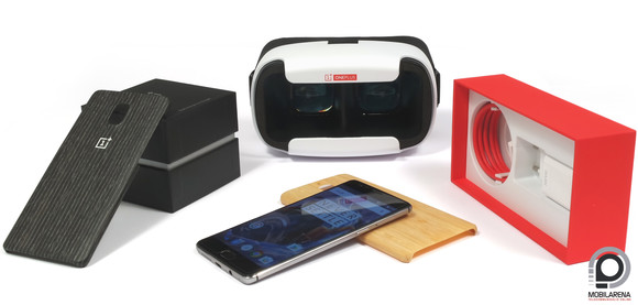 A OnePlus 3 méretes tesztelői pakkja VR-szemüveget, autós töltőt és hátlapokat rejtett
