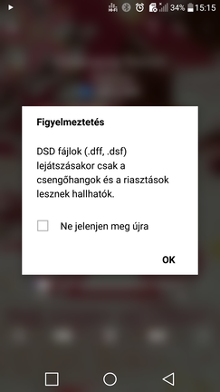 Jó hír, hogy a G5 elboldogul a DSD-kkel.