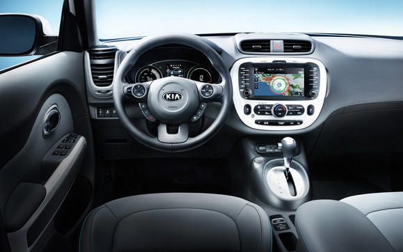 Az elektromos Kia Soul EV beltere