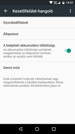 A legfontosabb extra a testre szabható alsó sáv.