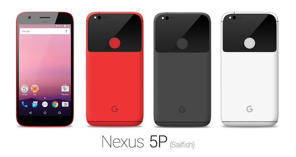 Egy elképzelés a „Nexus 5P” lehetséges külleméről