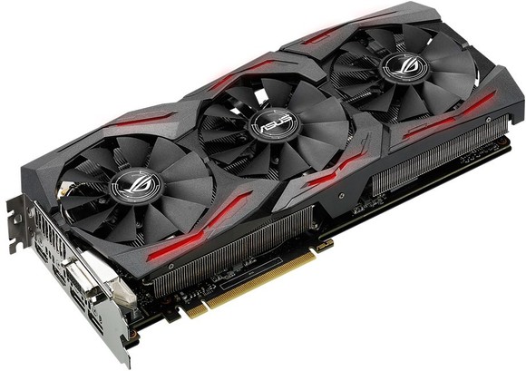 Az Asus ROG Strix GeForce GTX 1060 Aura RGB világítása