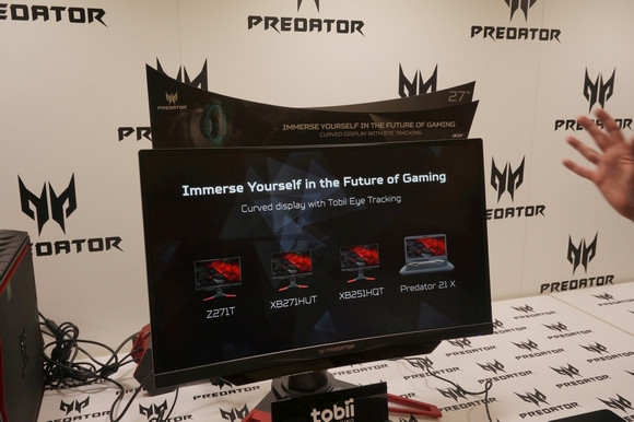 Acer Z271T monitor szemmozgást követő technológiával