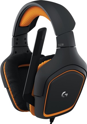 A Logitech G231 Prodigy headsetje