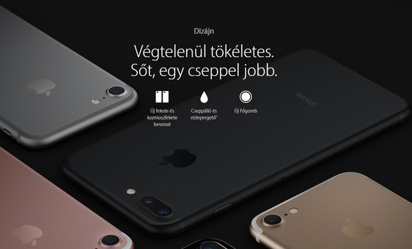 Az iPhone 7 az Apple megfogalmazása szerint cseppálló és vízlepergető, noha az IP67-es teszteknek megfelelt