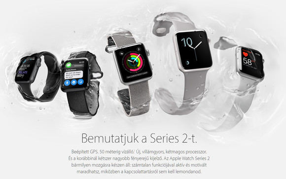 A régi, IP67-es Apple Watch víz alá merítését nem javasolták, a Series 2-vel viszont búvárkodni is lehet