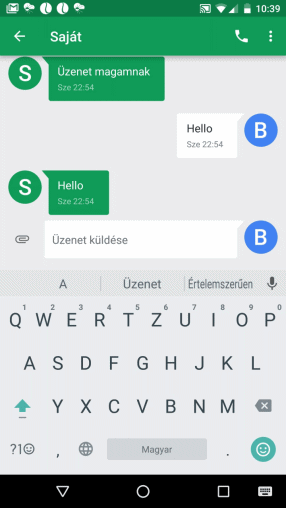 A Google billentyűzet és az emojik
