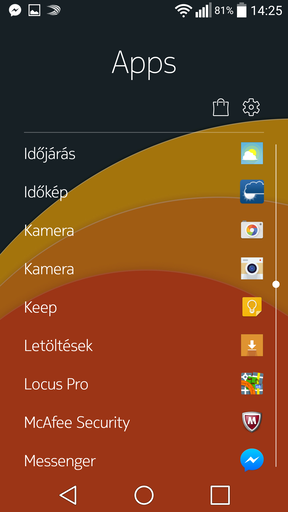 Z Launcher a Nokia N1-en