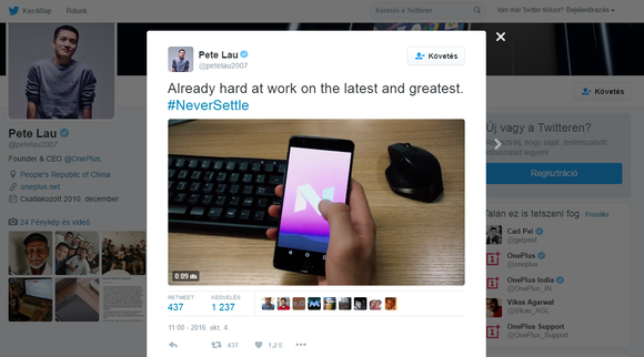 Cukrásznak állt a OnePlus csapata is