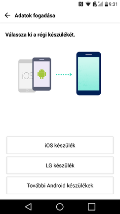 A beköltözést is segíti az LG Backup, ha épp erre van szükségünk